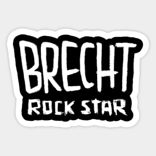 Brecht, Rock Star Bertolt Brecht Sticker